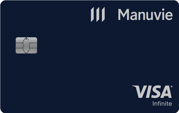 La face avant de la Carte Visa Infinite de la Banque Manuvie